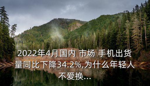 2022年4月國(guó)內(nèi) 市場(chǎng) 手機(jī)出貨量同比下降34.2%,為什么年輕人不愛換...