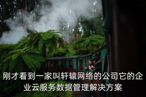 剛才看到一家叫軒轅網(wǎng)絡(luò)的公司它的企業(yè)云服務(wù)數(shù)據(jù)管理解決方案