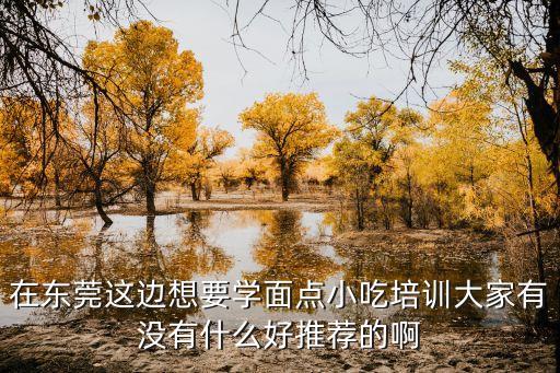 在東莞這邊想要學(xué)面點(diǎn)小吃培訓(xùn)大家有沒有什么好推薦的啊