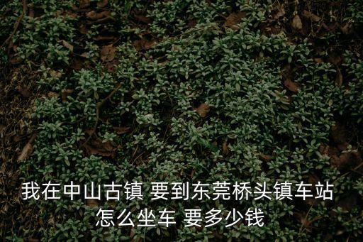 中山三鄉(xiāng)到東莞橋頭鎮(zhèn)怎么坐車，我在中山古鎮(zhèn) 要到東莞橋頭鎮(zhèn)車站 怎么坐車 要多少錢