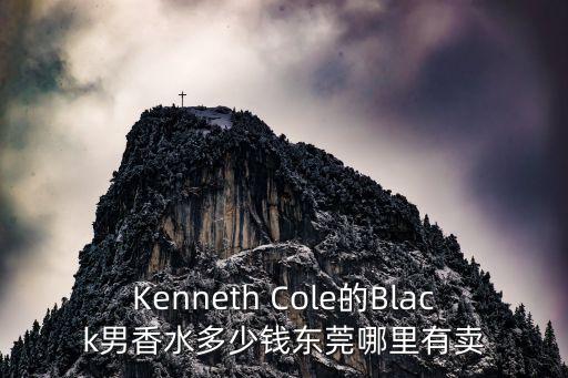Kenneth Cole的Black男香水多少錢東莞哪里有賣