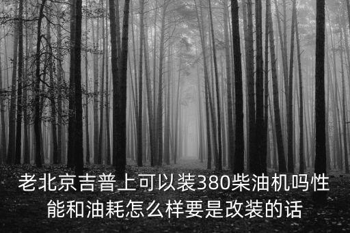 老北京吉普上可以裝380柴油機嗎性能和油耗怎么樣要是改裝的話