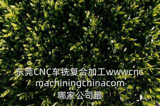 東莞CNC車銑復合加工wwwcncmachiningchinacom哪家公司最