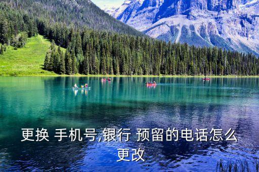 更改銀行卡預(yù)留手機(jī)號