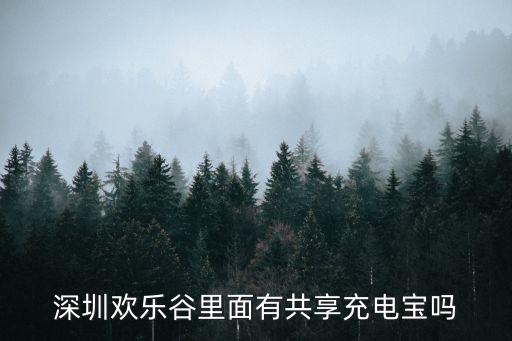 深圳共享充電寶地址，深圳歡樂(lè)谷里面有共享充電寶嗎