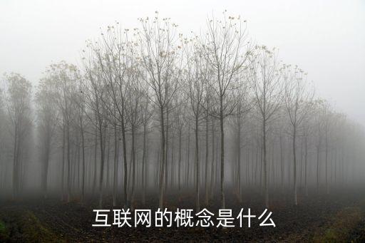  互聯網的概念是什么