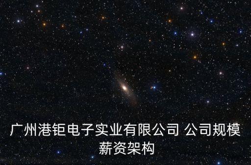 廣州港鉅電子實業有限公司 公司規模 薪資架構