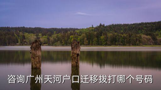 咨詢廣州天河戶口遷移撥打哪個號碼
