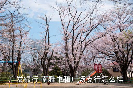 廣發銀行 南雅中和廣場支行怎么樣