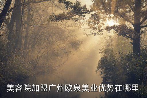 美容院加盟廣州歐泉美業(yè)優(yōu)勢在哪里