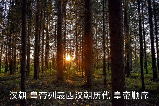 漢代皇帝,中國(guó)歷史上第二個(gè)漢朝皇帝出爐