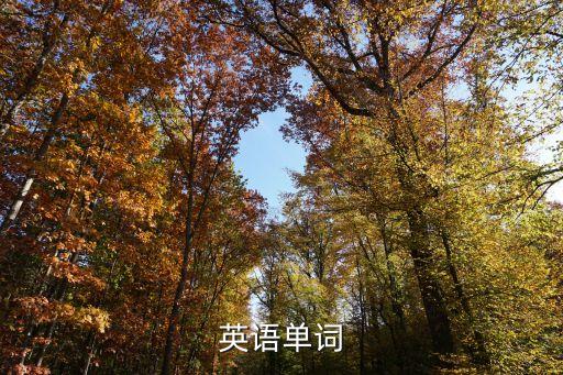 英語單詞