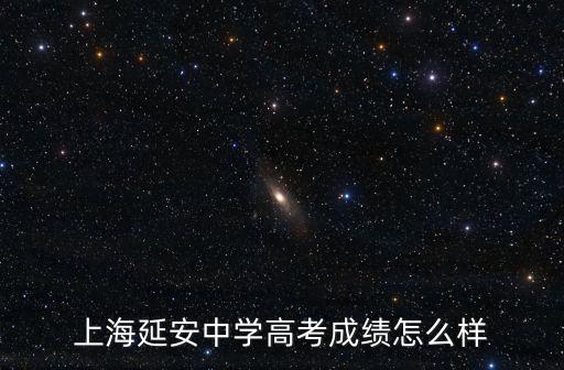 上海延安中學高考成績怎么樣