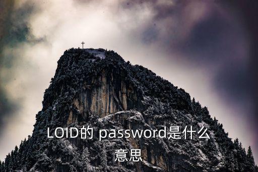 password是什么意思,confirm password是什么意思