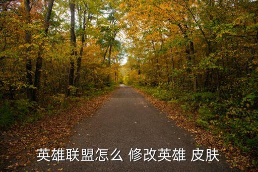 英雄聯盟怎么 修改英雄 皮膚