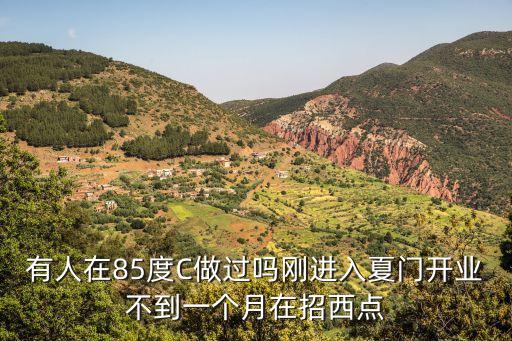 有人在85度C做過嗎剛進(jìn)入夏門開業(yè)不到一個月在招西點