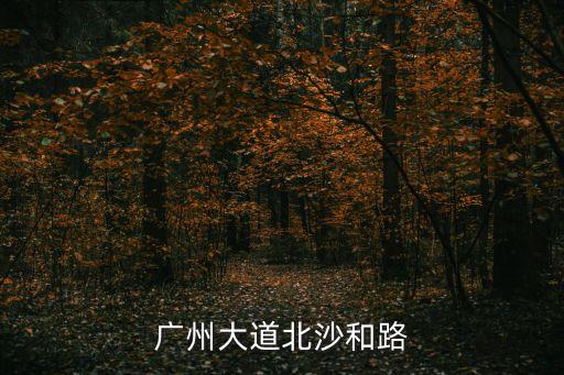 廣州大道北沙和路