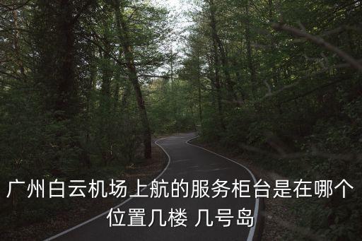 廣州機(jī)場(chǎng)酷航柜臺(tái)，廣州白云機(jī)場(chǎng)上航的服務(wù)柜臺(tái)是在哪個(gè)位置幾樓 幾號(hào)島