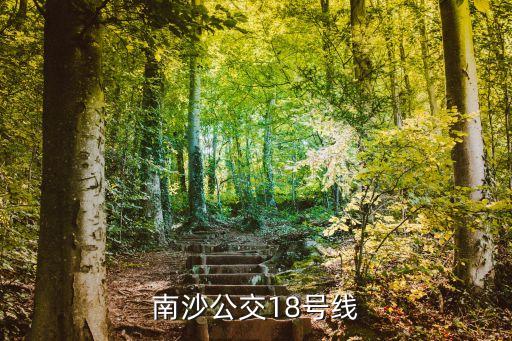 南沙公交18號線
