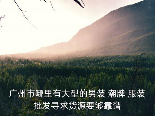 廣州高仿潮牌服裝貨源，請問廣州哪里有批發(fā)品牌精仿的衣服啊