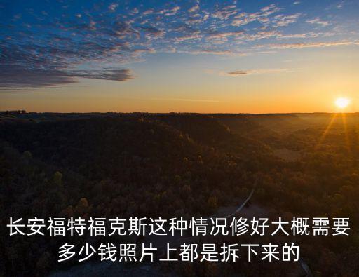 長安福特?？怂惯@種情況修好大概需要多少錢照片上都是拆下來的