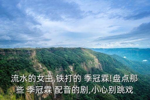 季冠霖配音,那些季冠霖配音的劇,他們的作品有哪些?