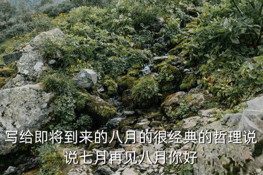 寫給即將到來的八月的很經(jīng)典的哲理說說七月再見八月你好
