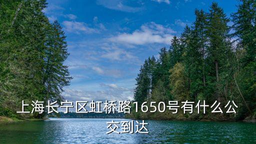 上海長寧區虹橋路1650號有什么公交到達
