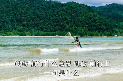 砥礪前行的意思,勵志故事之十二:堅毅向前預算案
