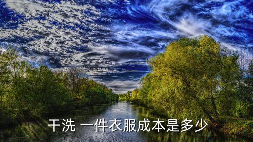  干洗 一件衣服成本是多少