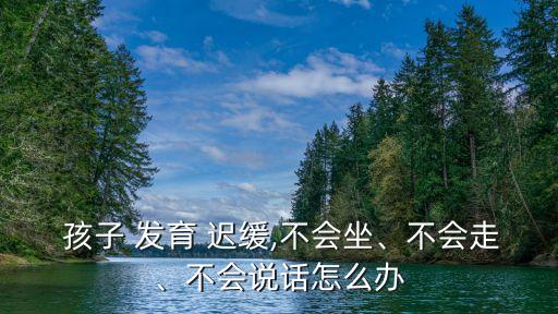  孩子 發(fā)育 遲緩,不會(huì)坐、不會(huì)走、不會(huì)說(shuō)話(huà)怎么辦