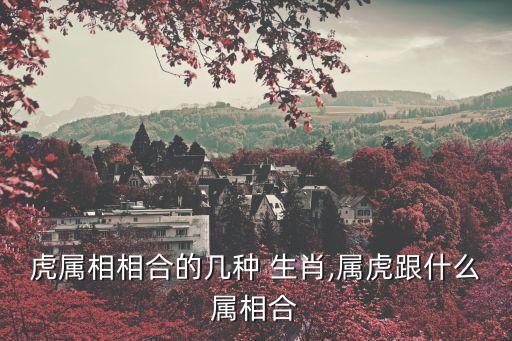 虎屬相相合的幾種 生肖,屬虎跟什么屬相合