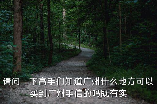 請問一下高手們知道廣州什么地方可以買到廣州手信的嗎既有實