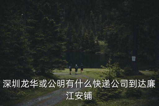深圳至安鋪電話號碼，深圳龍華或公明有什么快遞公司到達廉江安鋪