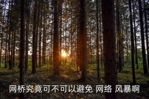 網橋究竟可不可以避免 網絡 風暴啊