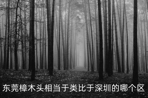 樟木頭靠近深圳哪個區(qū)，東莞樟木頭相當于類比于深圳的哪個區(qū)