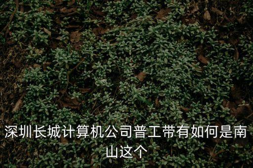 深圳長(zhǎng)城電腦公司，深圳長(zhǎng)城計(jì)算機(jī)公司普工帶有如何是南山這個(gè)