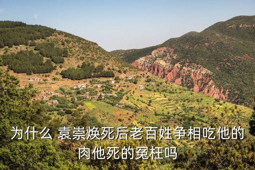 為什么 袁崇煥死后老百姓爭(zhēng)相吃他的肉他死的冤枉嗎