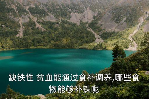 貧血食療,自身免疫性溶血性貧血食療