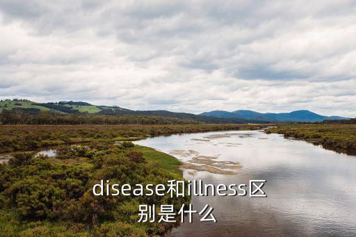  disease和illness區別是什么