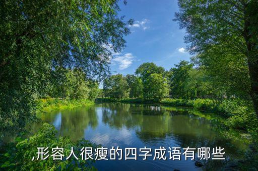 瘦的,形容人很瘦的四字成語有哪些?