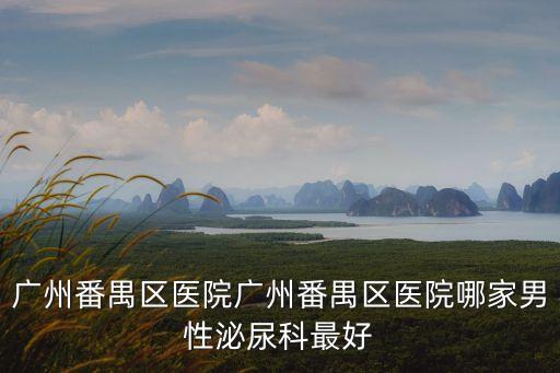 廣州番禺區(qū)醫(yī)院廣州番禺區(qū)醫(yī)院哪家男性泌尿科最好