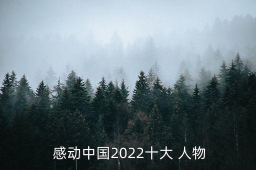  感動中國2022十大 人物