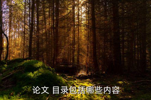 畢業論文目錄,怎么弄畢業論文目錄自動生成?
