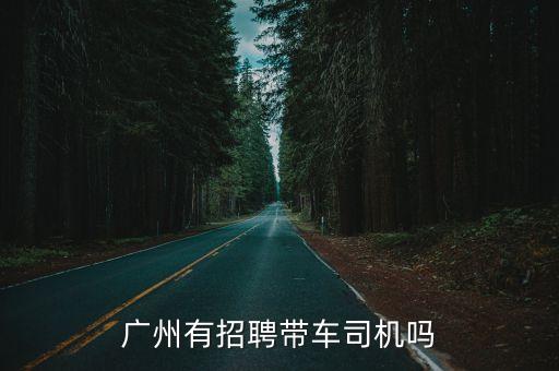 廣州有招聘帶車司機(jī)嗎