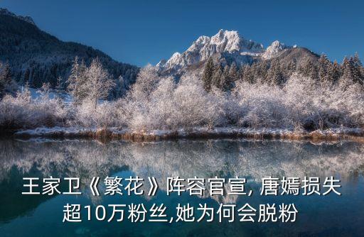 王家衛(wèi)《繁花》陣容官宣, 唐嫣損失超10萬粉絲,她為何會脫粉