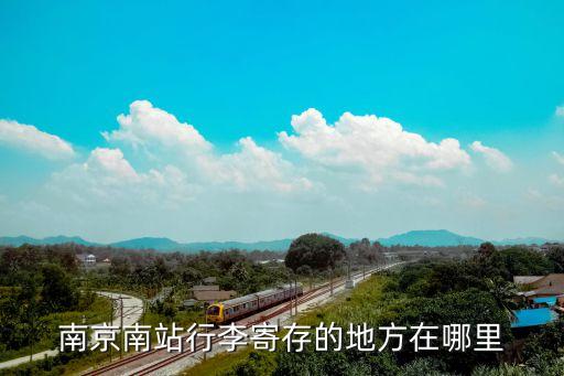 廣州南站怎么寄存行李，廣州南站有寄存行李的地方嗎