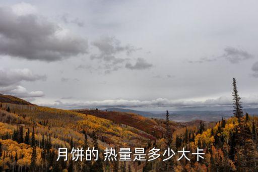 月餅熱量,月餅熱量超標營養不良建議別吃