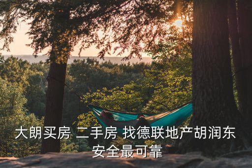 大朗買房 二手房 找德聯地產胡潤東 安全最可靠