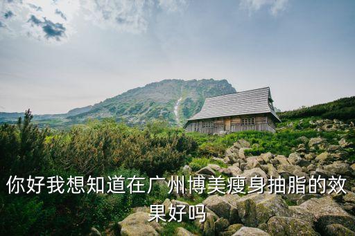 廣州抽脂 推薦博美，我想知道廣州博美整形貴嗎效果口碑怎么樣